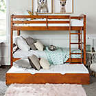 Alternate image 3 for Forest Gate&trade; Twin Over Twin Bunk Bed with Trundle in Cherry