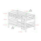 Alternate image 7 for Forest Gate&trade; Twin Over Twin Bunk Bed with Trundle in Cherry