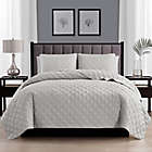Alternate image 0 for Cathay Home Home Basics 3-Piece Full/Queen Quilt Set in Light Grey
