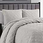 Alternate image 1 for Cathay Home Home Basics 3-Piece Full/Queen Quilt Set in Light Grey