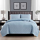 Alternate image 0 for Cathay Home Home Basics 3-Piece King/California King Quilt Set in Light Blue