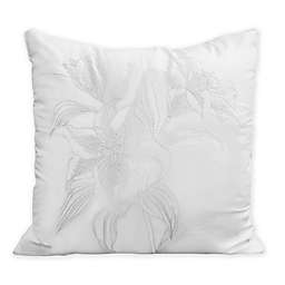 Charisma® Tiger Lilies Square Throw Pillow in Grey
