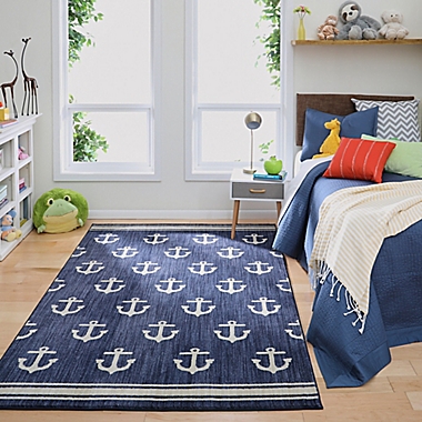 Marmalade&trade; Benjamin 5&#39; x 7&#39; Area Rug in Indigo. View a larger version of this product image.