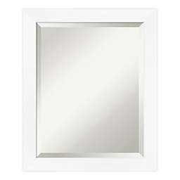 Amanti Art Cabinet Bathroom Vanity Mirror in White