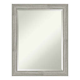 Amanti Art Dove Greywash 22-Inch x 28-Inch Bathroom Vanity Mirror in Grey