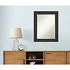 Alternate image 3 for Amanti Art Rustic Plank Espresso Framed Bathroom Vanity Mirror in Brown