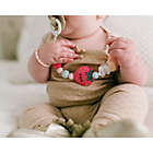 Alternate image 2 for Loulou Lollipop&reg; Darling Strawberry Pacifier Clip in Pink