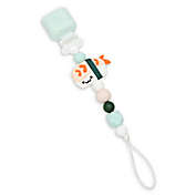 Loulou Lollipop&reg; Darling Ebi Pacifier Clip in White
