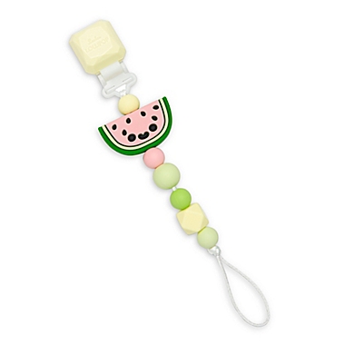 Loulou Lollipop&reg; Darling Watermelon Pacifier Clip. View a larger version of this product image.