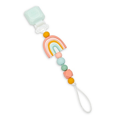 Loulou Lollipop&reg; Darling Rainbow Pacifier Clip. View a larger version of this product image.