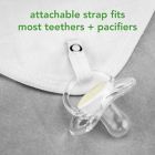 Alternate image 6 for green sprouts&reg; Organic Cotton Muslin 3-Pack Stay-Dry Teether Bibs in Blue Owl