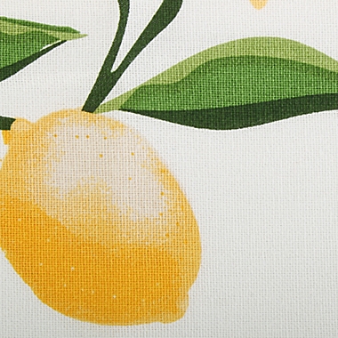 Lemon Bliss 4-Pack Kitchen Towels in Yellow/White. View a larger version of this product image.