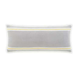 UGG&reg; Ada Chenille Striped Oblong Throw Pillow in Glacier Grey