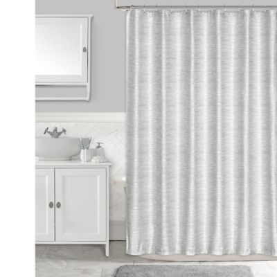 72 Inch X Shower, Solid Gray Shower Curtain