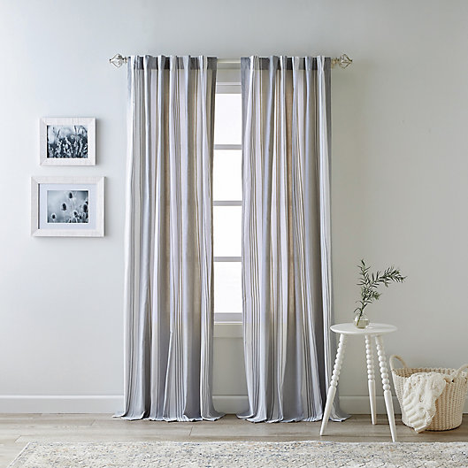 Alternate image 1 for Bee & Willow™ Quincy Rod Pocket/Back Tab Light Filtering Window Curtain Panel (Single)