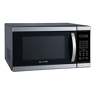 Farberware&reg; Professional 1.1 cu. ft. Microwave Oven in Silver. View a larger version of this product image.