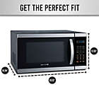 Alternate image 7 for Farberware&reg; Professional 1.1 cu. ft. Microwave Oven in Silver