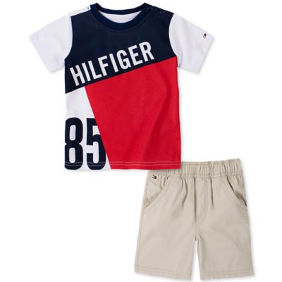 tommy hilfiger baby boy sets