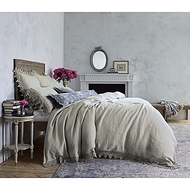 Wamsutta&trade; Vintage Evelyn Lace King Duvet Cover in Grey/Violet. View a larger version of this product image.