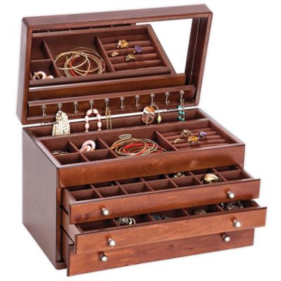 Jewelry Boxes Chests Bed Bath Beyond, Big Vanity Jewelry Box