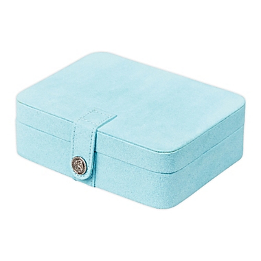 Mele & Co. Giana Jewelry Box in Aqua. View a larger version of this product image.