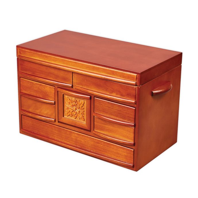 Mele & Co. Empress Wooden Jewelry Box in Walnut Bed Bath & Beyond