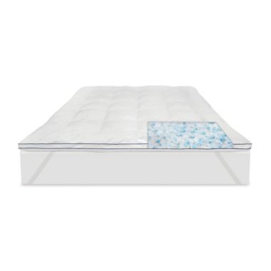 Therapedic&reg; Polar Nights&trade; 10x Cooling Ice Cube King Mattress Topper. View a larger version of this product image.