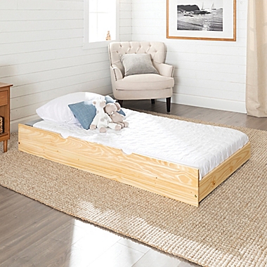 Forest Gate&trade; Charlotte Solid Wood Twin Trundle Bed in Natural. View a larger version of this product image.