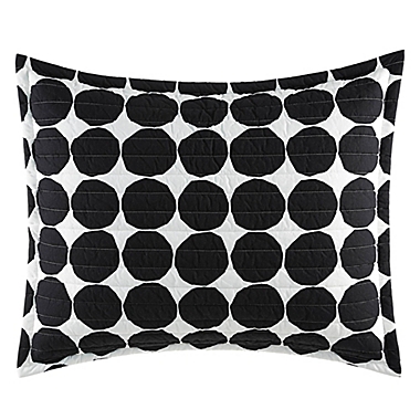 Marimekko&reg; Pienet Kivet Quilt Set in Black. View a larger version of this product image.