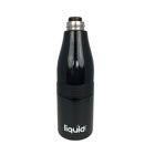 Alternate image 3 for Liquid Fusion 12 oz. 2-in-1 Stainless Steel Water Bottle and Bottle Insulator in Black