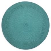 Destination Summer Spiral Border Indoor/Outdoor Round Placemat