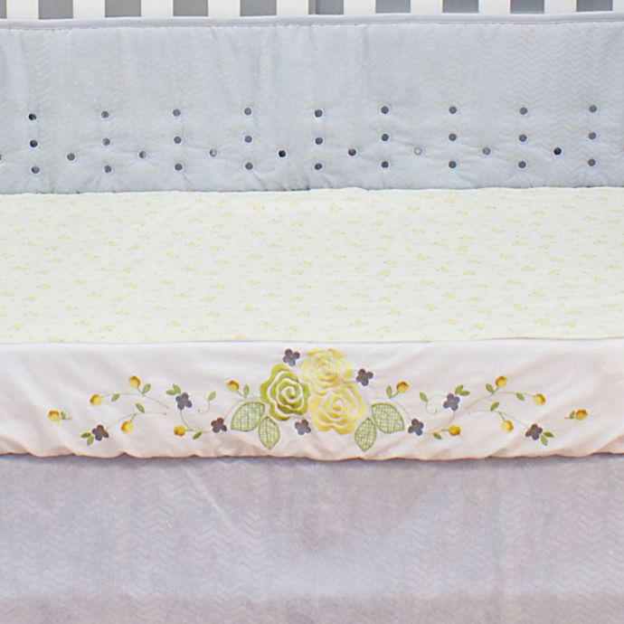 Nurture Imagination Mix Match Yellow Rose Crib Sheet Buybuy Baby