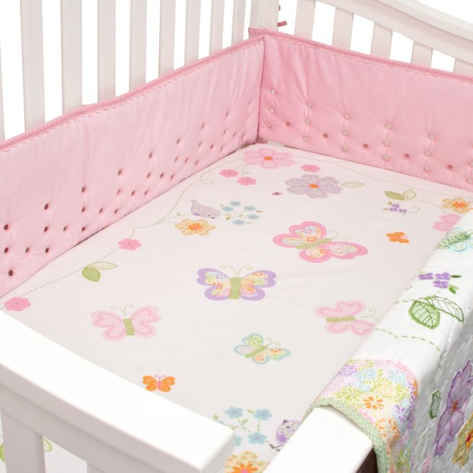 Nurture Imagination Mix Match Butterfly Garden Fitted Crib