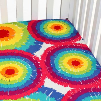 tie dye crib sheets