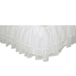 Tadpoles™ by Sleeping Partners Tulle Triple Layer Twin Bed Skirt in White