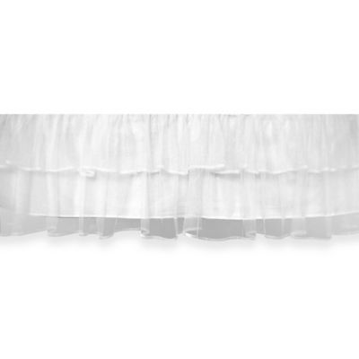 shimmer tulle crib skirt