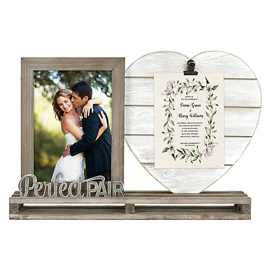 Alternate image 1 for MCS Perfect Pair Picture Frame in Brown