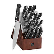 HENCKELS Classic 20-Piece Kitchen Knife Set with Self Sharpening Knife Block