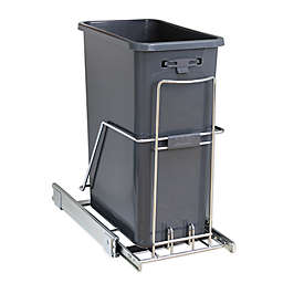 ORG™ Steel Under Cabinet 15.74-Inch x 10.2-Inch Trash Can in Chrome