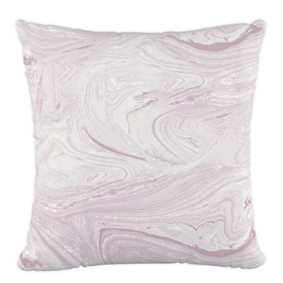 Skyline Furniture Marble Sands Square Throw Pillow in Purple image