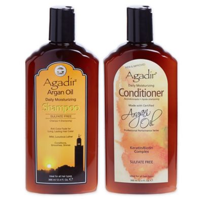 Agadir&trade; Argan Oil 12.4 fl. oz. Daily Moisturizing Shampoo and Conditioner (Set of 2)