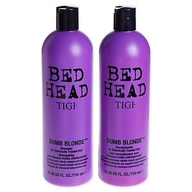 TIGI® Bed Head® 25.36 oz. Dumb Blonde™ Shampoo and Reconstructor | Bed & Beyond