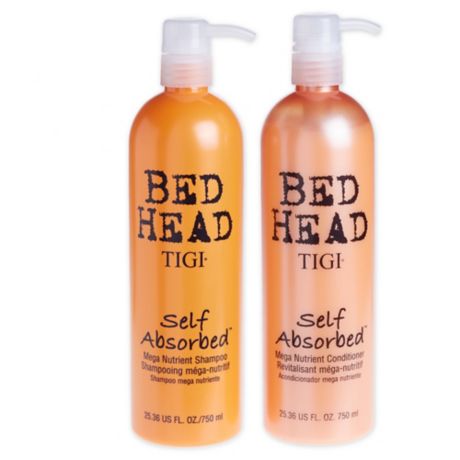 Tigii Bed Head 25 36 Oz Self Absorbed Mega Nutrient Shampoo And Conditioner Set Of 2 Bed Bath Beyond