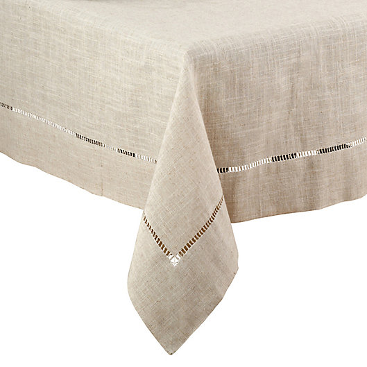 Alternate image 1 for Saro Lifestyle Toscana Tablecloth in Natural