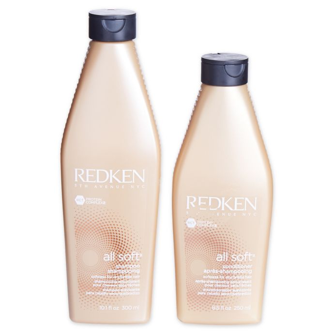 Redken All Soft 10 1 Fl Oz Shampoo And 8 5 Fl Oz Conditioner Duo Set Of 2 Bed Bath Beyond