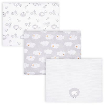 gerber white burp cloths