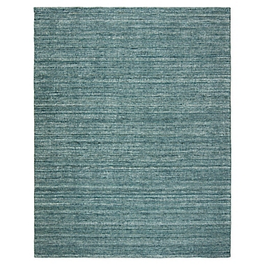 Terra Cerulean Heather 2&#39; x 3&#39; Hand Knotted Accent Rug in Blue. View a larger version of this product image.