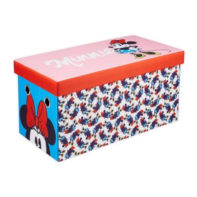 &quot;American Darling Minnie Mouse&quot; Folding Storage Bench