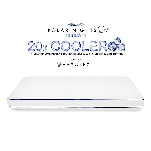 Alternate image 1 for Therapedic® Polar Nights™ 20x Cooling Memory Foam Bed Pillow