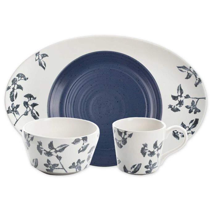 Bee & Willow™ Home Milbrook Dinnerware Collection in Blue Floral Bed